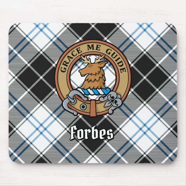 Alfombrilla De Ratón Clan Forbes Escudo por Vestir Tartán (Frente)