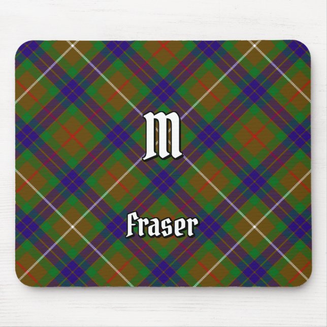 Alfombrilla De Ratón Clan Fraser Caza Tartan Mouse Pad (Frente)