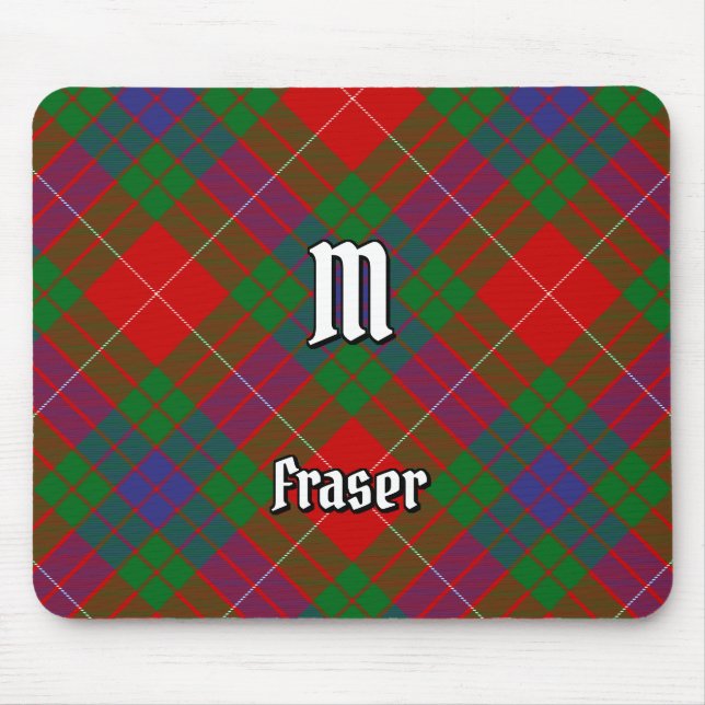 Alfombrilla De Ratón Clan Fraser Tartan Mouse Pad (Frente)