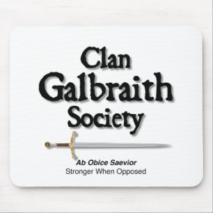 Alfombrilla De Ratón Clan Galbraith Society Mouse Pad
