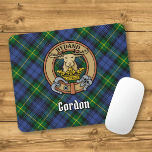 Alfombrilla De Ratón Clan Gordon Escudo sobre Tartán