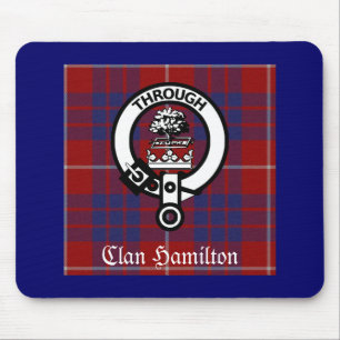 Alfombrilla De Ratón Clan Hamilton Escudo & Tartan