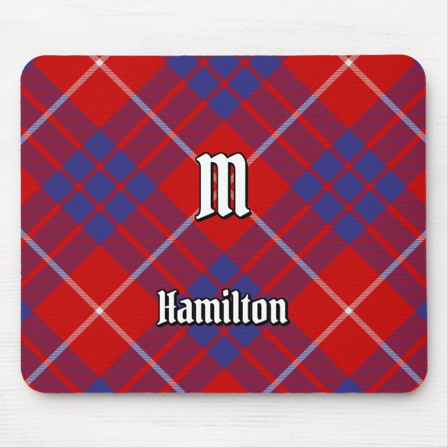 Alfombrilla De Ratón Clan Hamilton Red Tartan Mouse Pad (Frente)