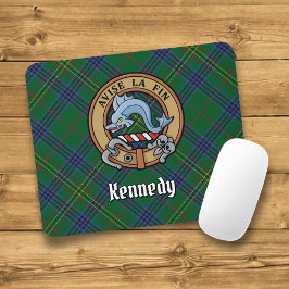 Alfombrilla De Ratón Clan Kennedy Escudo sobre Tartán