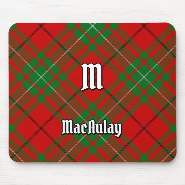 Alfombrilla De Ratón Clan MacAulay Tartan Mouse Pad (Frente)