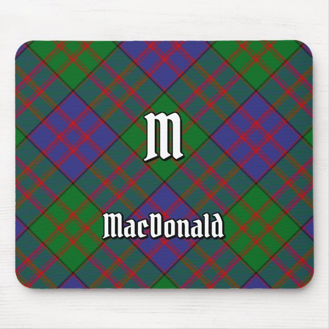 Alfombrilla De Ratón Clan MacDonald Tartan Mouse Pad (Frente)