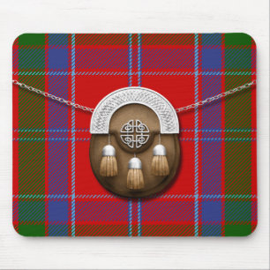 Alfombrilla De Ratón Clan MacGillivray Tartan Y Sporran