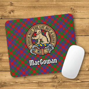Alfombrilla De Ratón Clan MacGowan Escudo sobre Tartán
