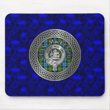 Clan MacKenzie Escudo y Tartan Knot