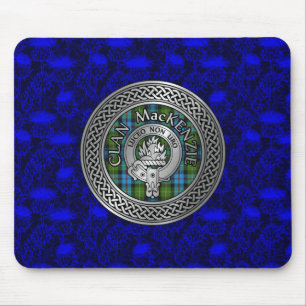 Alfombrilla De Ratón Clan MacKenzie Escudo y Tartan Knot
