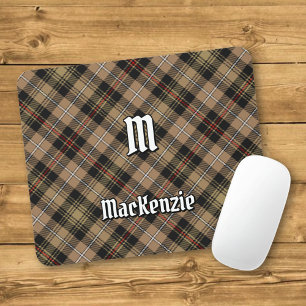 Alfombrilla De Ratón Clan MacKenzie Hunting Brown Tartan Mouse Pad