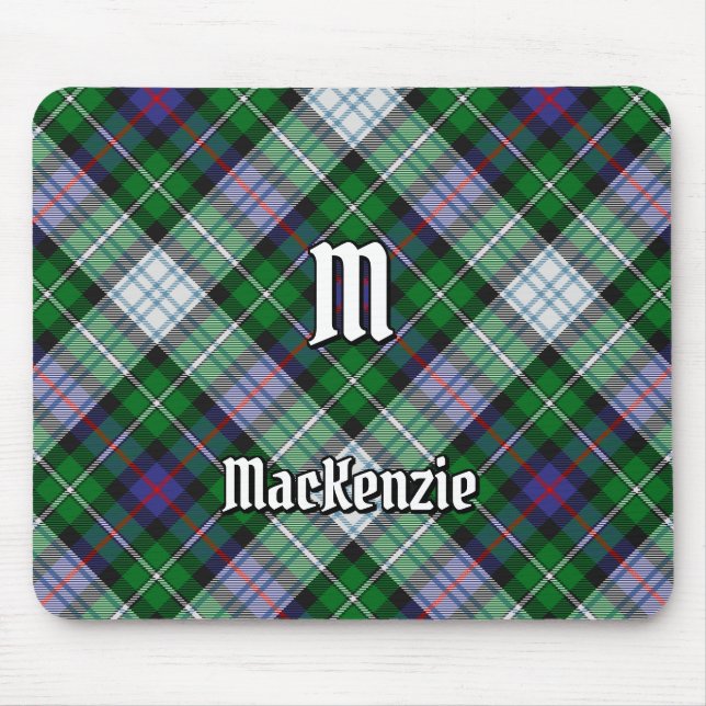 Alfombrilla De Ratón Clan MacKenzie Vestir Tartan Mouse Pad (Frente)