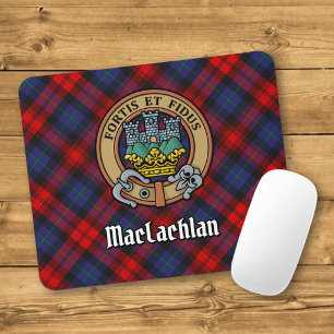 Alfombrilla De Ratón Clan MacLachlan Escudo sobre Tartán