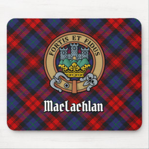 Alfombrilla De Ratón Clan MacLachlan Escudo sobre Tartán