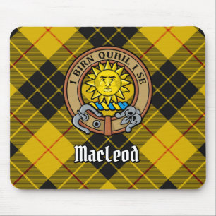 Alfombrilla De Ratón Clan MacLeod de Lewis Escudo sobre Tartán