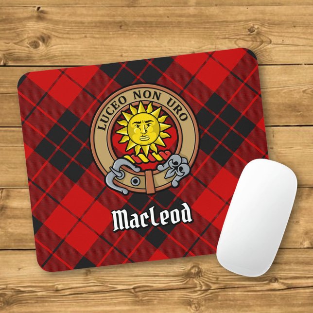 Alfombrilla De Ratón Clan MacLeod de Raasay Escudo sobre Tartán (Subido por el creador)