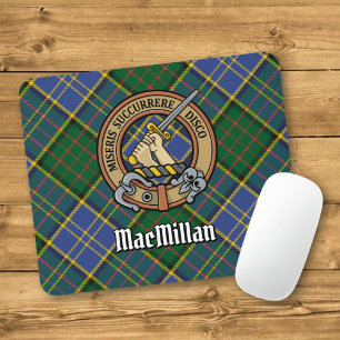 Alfombrilla De Ratón Clan MacMillan Escudo sobre la caza de tartán