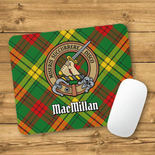 Alfombrilla De Ratón Clan MacMillan Escudo sobre Tartán
