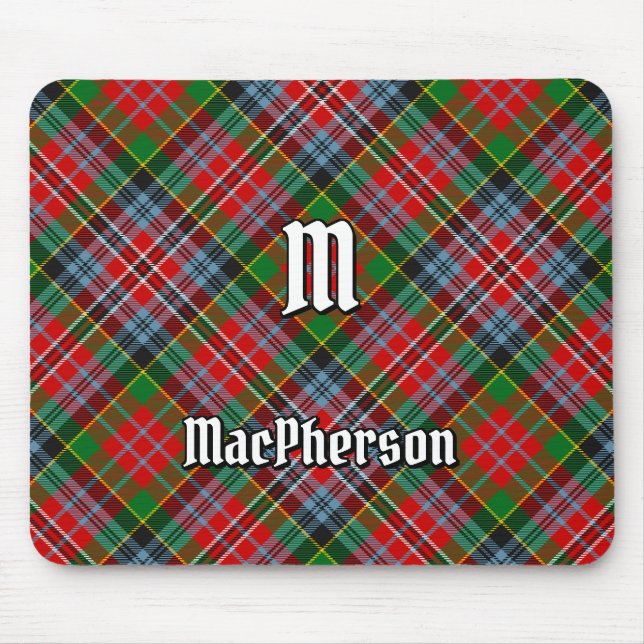 Alfombrilla De Ratón Clan MacPherson Tartan Mouse Pad (Frente)
