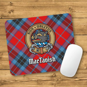 Alfombrilla De Ratón Clan MacTavish Escudo sobre Tartán