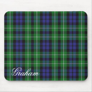 Alfombrilla De Ratón Clan majestuoso escocés Graham Tartán