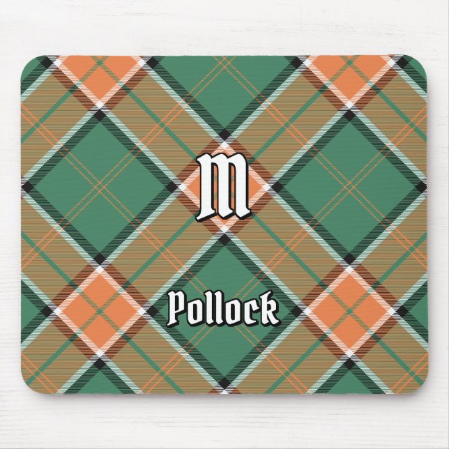 Alfombrilla De Ratón Clan Pollock Tartan Mouse Pad (Frente)