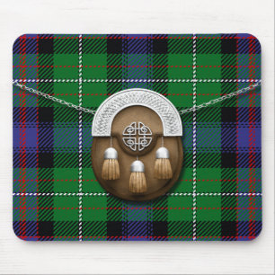 Alfombrilla De Ratón Clan Rankine Tartan Y Sporran