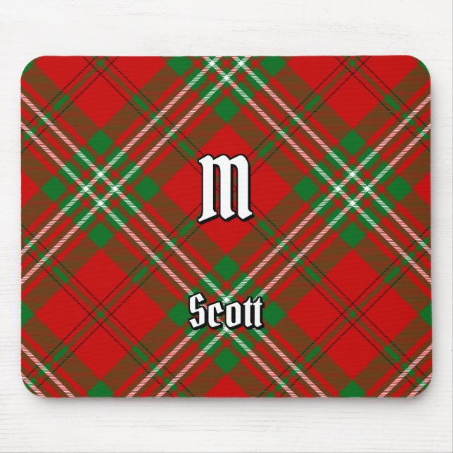 Alfombrilla De Ratón Clan Scott Red Tartan Mouse Pad (Frente)