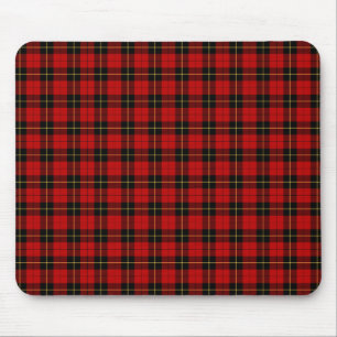 Alfombrilla De Ratón Clan Wallace Tartan Classic Red Scottish Plaid