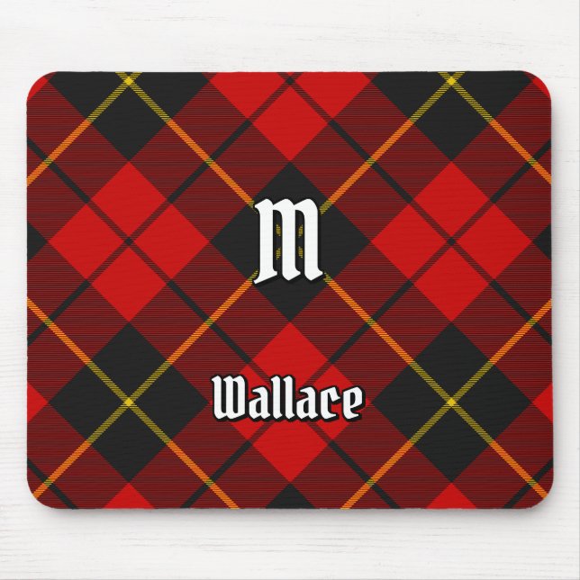 Alfombrilla De Ratón Clan Wallace Tartan Mouse Pad (Frente)