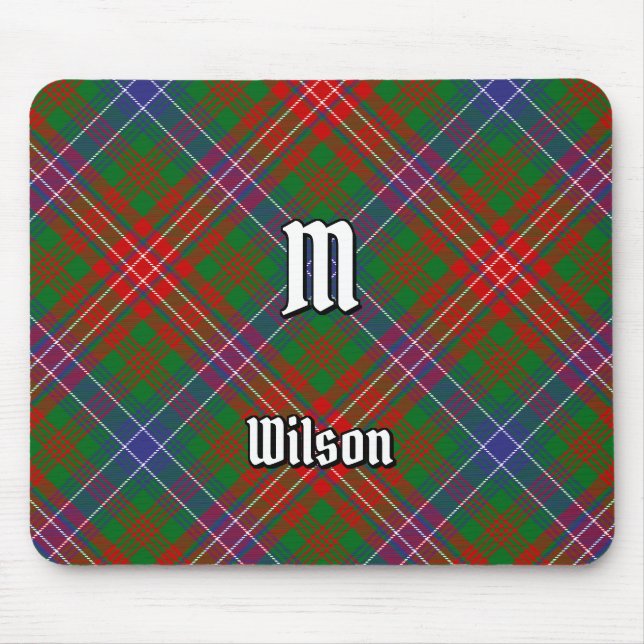 Alfombrilla De Ratón Clan Wilson Modern Tartán (Frente)