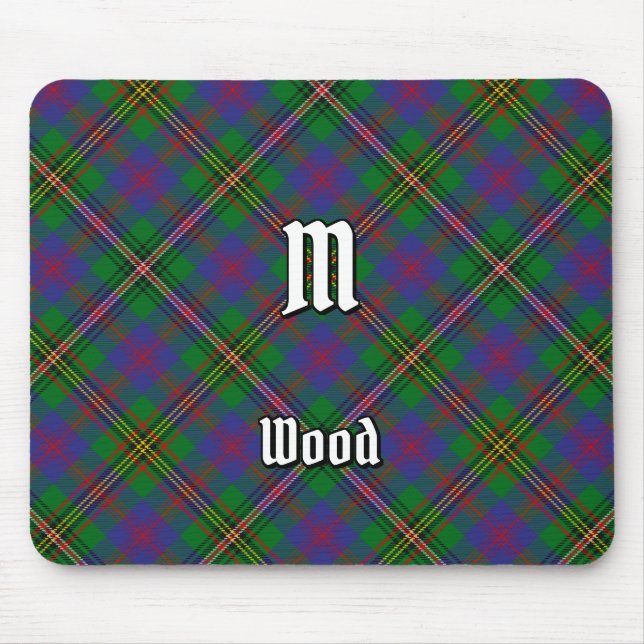 Alfombrilla De Ratón Clan Wood Tartan (Frente)