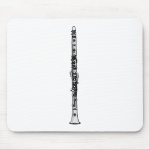 Alfombrilla De Ratón Clarinet "dibujo "
