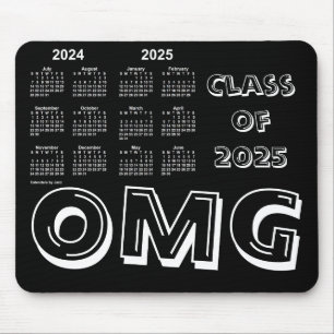 Alfombrilla De Ratón Clase de calendario de año escolar 2025 por Janz B