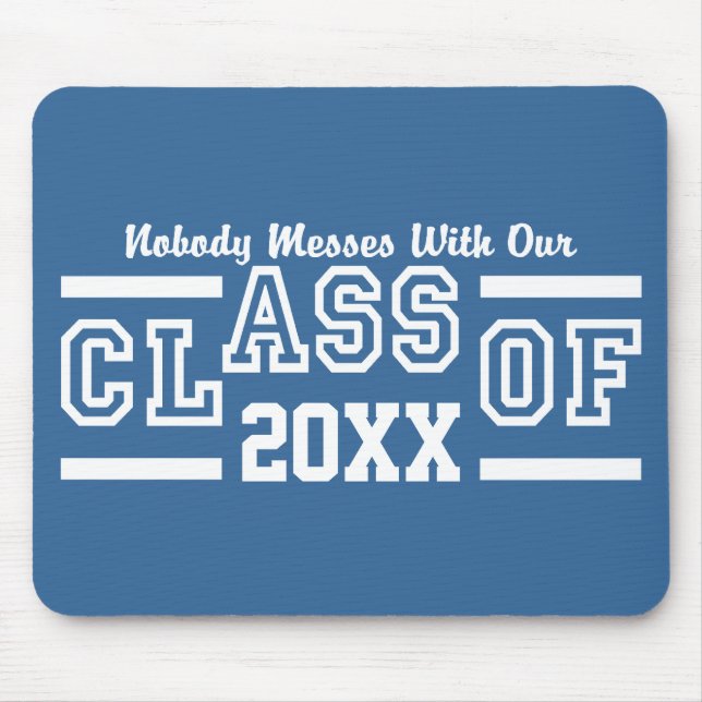 Alfombrilla De Ratón Clase de cualquier año personalizado mousepad (Frente)
