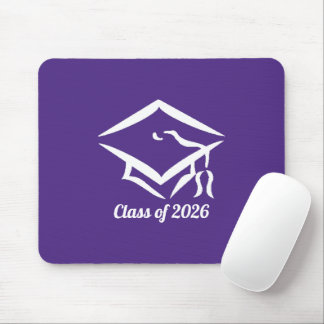 Alfombrilla De Ratón Clase de graduación de 2025 PURWHT Personalizar añ