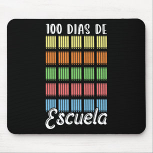 Alfombrilla De Ratón Clase Dias De Escuela 100 Días De Alumno Escolar