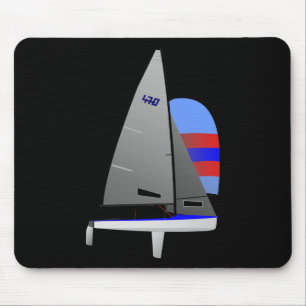 Alfombrilla De Ratón Clase olímpica del onedesign del velero que