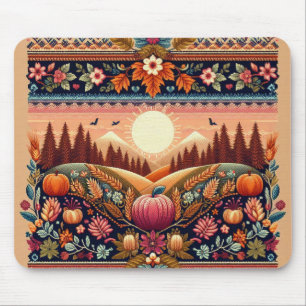 Alfombrilla De Ratón Clásica Fair Isle Fall/Otoño