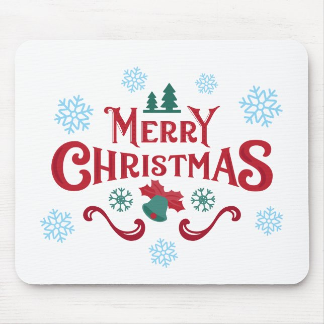 Alfombrilla De Ratón Classic Christmas Mousepad (Frente)