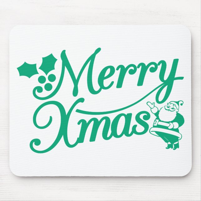 Alfombrilla De Ratón Classic Christmas Mousepad (Frente)