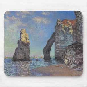 Alfombrilla De Ratón Claude Monet - acantilados en Etretat