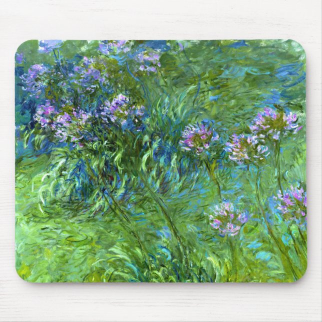Alfombrilla De Ratón Claude Monet: Agapanthus (Frente)