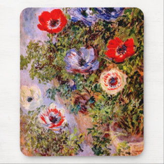 Alfombrilla De Ratón Claude Monet: Anémonas