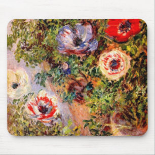 Alfombrilla De Ratón Claude Monet Anemonen