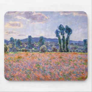 Alfombrilla De Ratón Claude Monet - Campo de amapolas 1890 (Giverny)