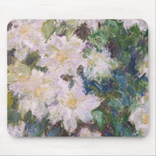 Alfombrilla De Ratón Claude Monet - Clemátides blancas