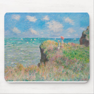 Alfombrilla De Ratón Claude Monet Cliff Walk en Pourville