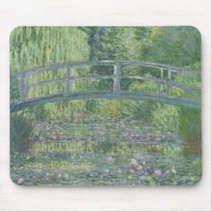 Alfombrilla De Ratón Claude Monet  El estanque acuático: Armonía verd