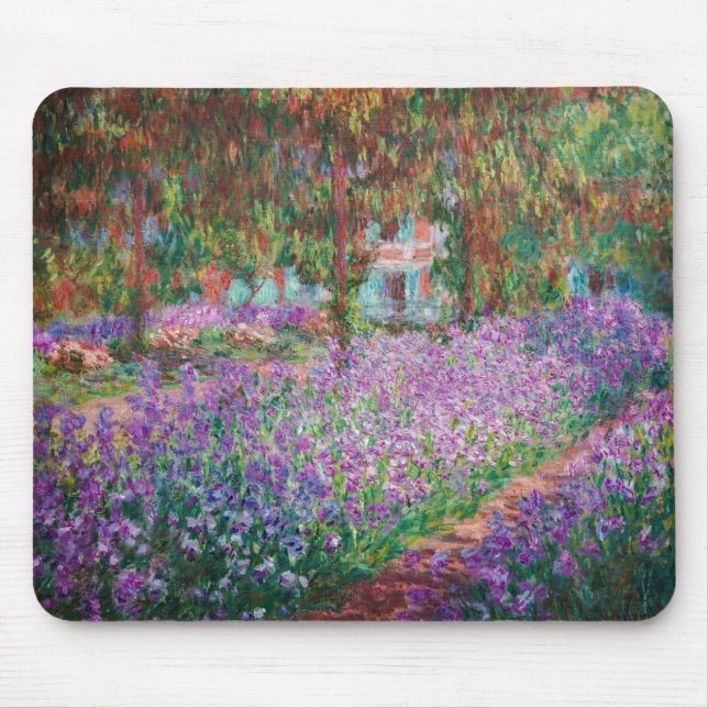 Alfombrilla De Ratón Claude Monet - El jardín del artista en Giverny (Frente)